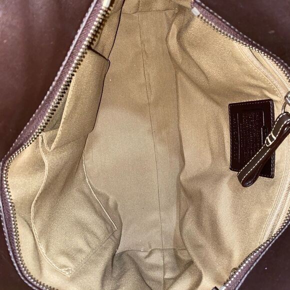 Coach F12836 Suede Leather Bag - Picture 7 of 7